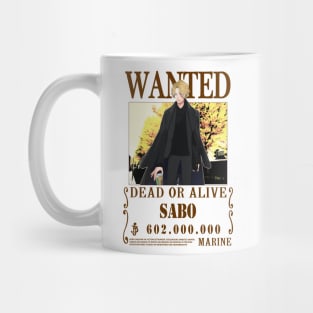 Sabo One Piece Wanted Mug